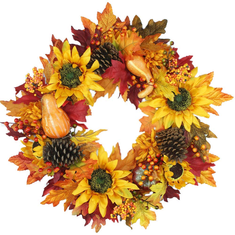 Wreaths Home Kitchen Gypsophila Wreath For Front Door Home Decor Lover Gift 17 Dried Hay And Floral Fall Wreath Round Wreath Forevercute Dried Gypsophila