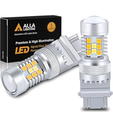 AUXITO Lâmpadas de neblina LED Switchback H11 H8 H16, 6500K branco