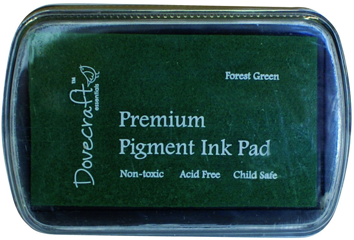 Trimcraft DCIP06 Dovecraft Pigment Ink Pad, Forest Green, 8.5 x 2 x 6 cm