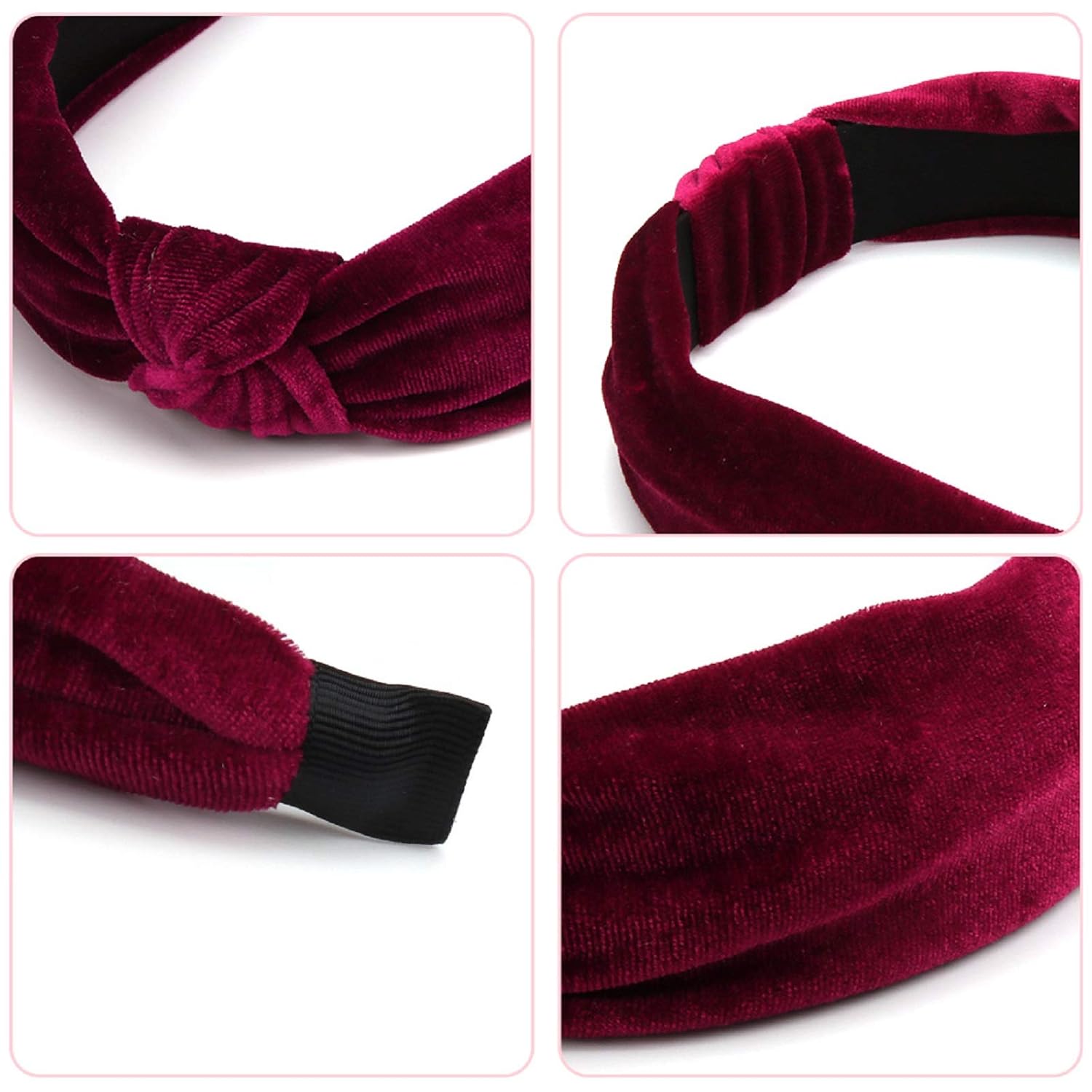 Ondder Knotted Headbands for Women Wide Headband 10 Pack Top Knot Hair Bands for Women's Hair Thick Turban Headbands Leopard Print Cheetah Headband Fashion Headband Cross Knot Hairbands Non Slip Women Headbands Diademas para Mujer : Beauty