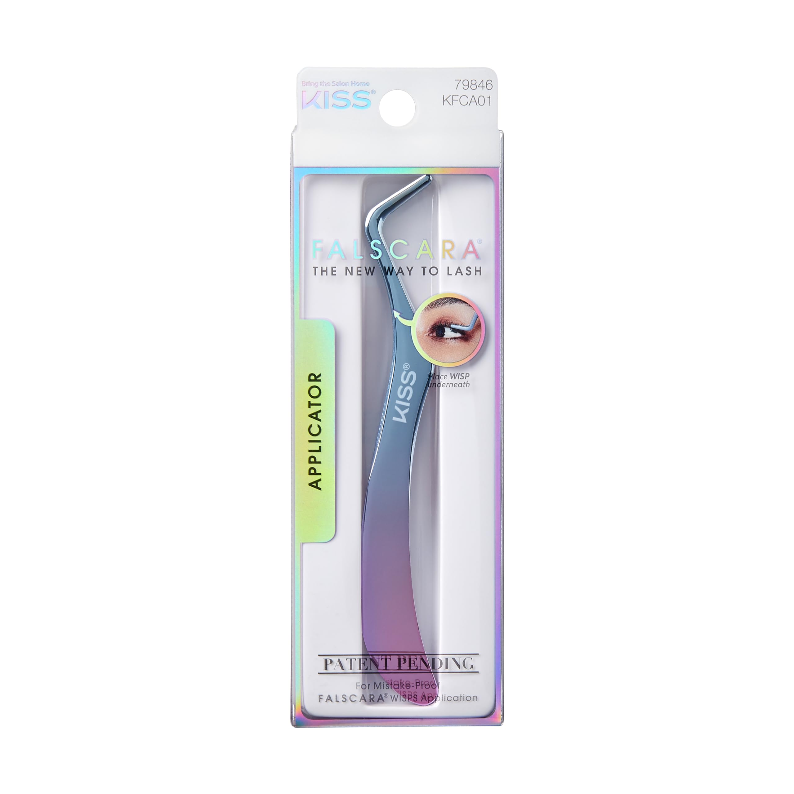 Photo 1 of KISS Falscara DIY Eyelash Extension Wisp Applicator for Mistake-Proof Artificial Lash Placement – Ergonomically Designed Handle to Easily Build Your Featherlight Synthetic Reusable Eyelash Clusters