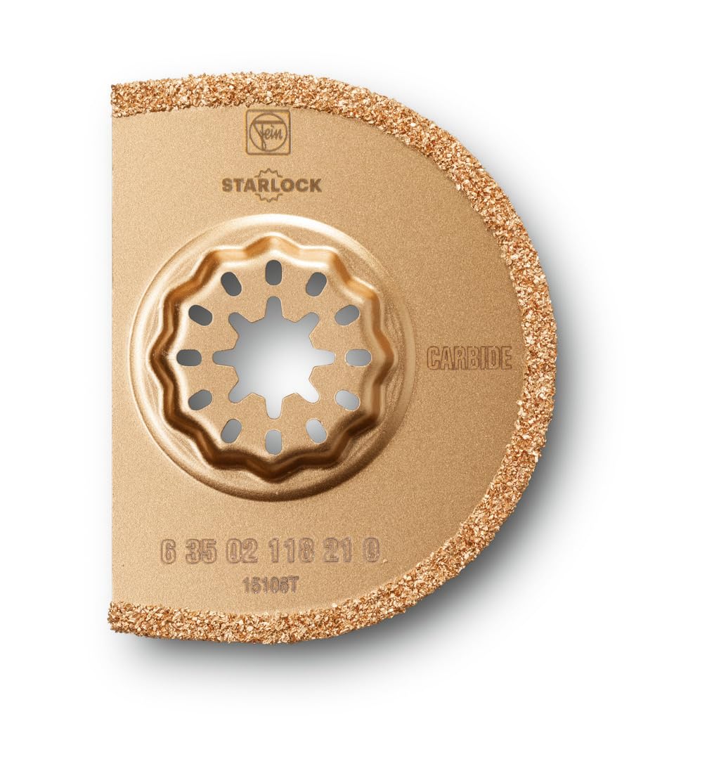 FEIN 63502118210 Segmented Tungsten Carbide Saw Blade, Colour Coded, 3 x 3/32"