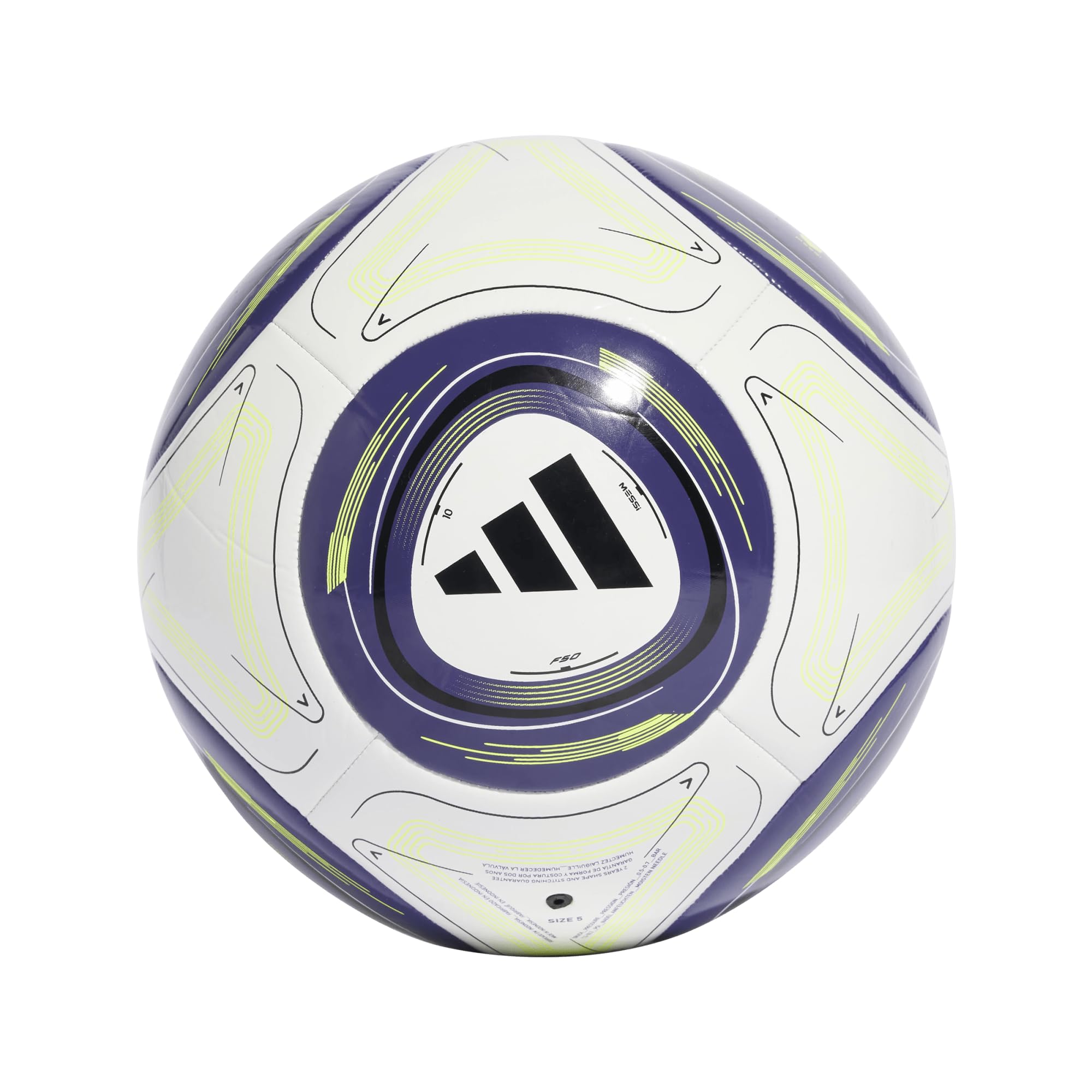 Photo 1 of adidas Unisex-Adult Messi Club Soccer Ball, Art 1, 5