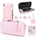 DLseego Pink Switch Case Set Carrying Case with 10