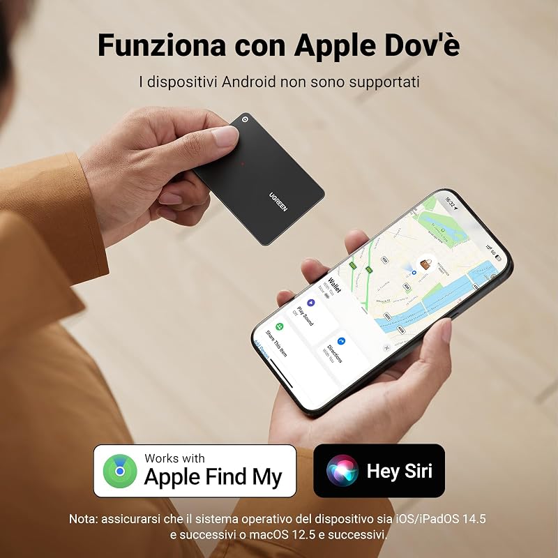 FineTrack Slim Smart Finder Localizzatore 1.7MM (Solo iOS) — foto 6 di 8