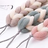 Omenluck 2Pcs Mesh Back Scrubber Long Stretch Sponge Braided Exfoliating Bath view 3