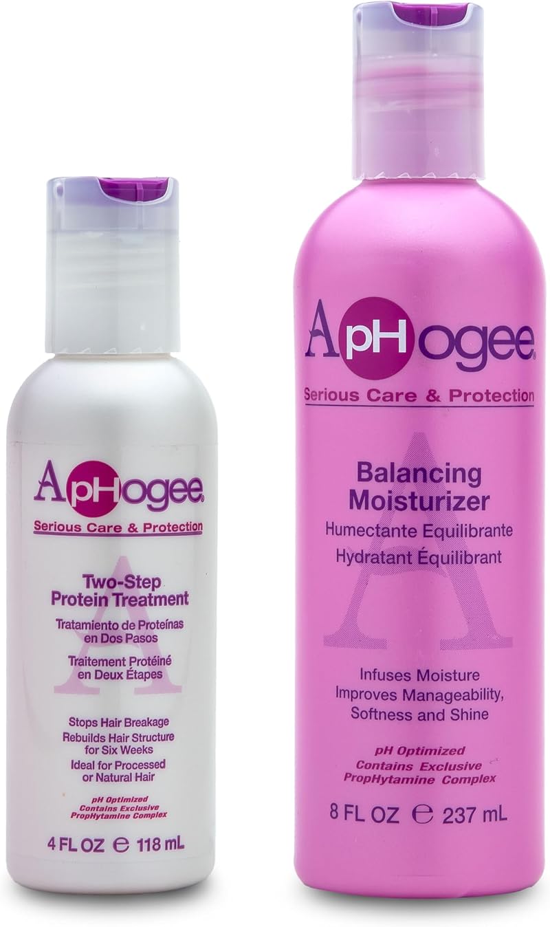 Aphogee Serious Hair Care Double Bundle Balancing Moisturizer Two-Step Protein