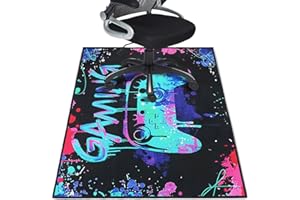 WRUZBXCN Gaming Chair Mat for Hardwood Floor 36"X 48" Office Chair Rug for Game Rolling Chairs Computer Desk Non-Slip Gamer Protector Mats for Hard Floor & Tile Floor Decor
