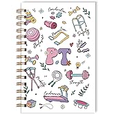 Wxiben Physical Therapy Spiral Notebook - PT Gifts Journal Notebooks Physical Therapist Gifts for Women PT Appreciation Gift Notebooks for Note Taking Physicals Therapy Student Coworker 5.5 x 8.3 Inch