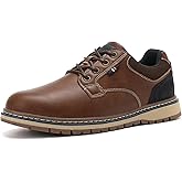 ANALEAF Mens Casual Oxfords Fashion Sneakers Soft Comfortable Lace-Up Dress Shoes