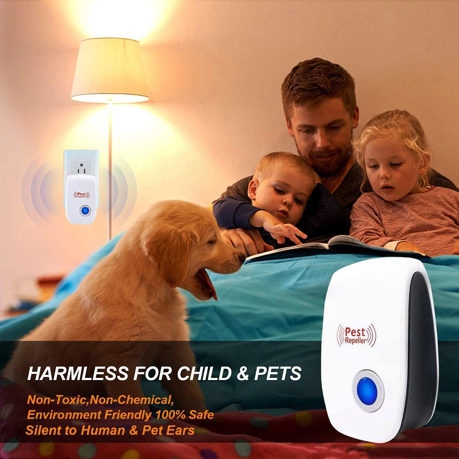 YPR 2021 Ultrasonic Pest Repeller 6-Pack - Indoor Plug in Defender for Home - Electronic Control Device - Get Rid of Cockroaches Mice Ants Mosquitoes Spiders Rodent Roaches : Garden & Outdoor