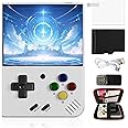 Miyoo Mini Plus Retro Game Console,3.5 Inch IPS Classic System Retro Video Games Consoles,with 128G TF Card and Wireless Networt Handheld Console Casual Game Console(White)