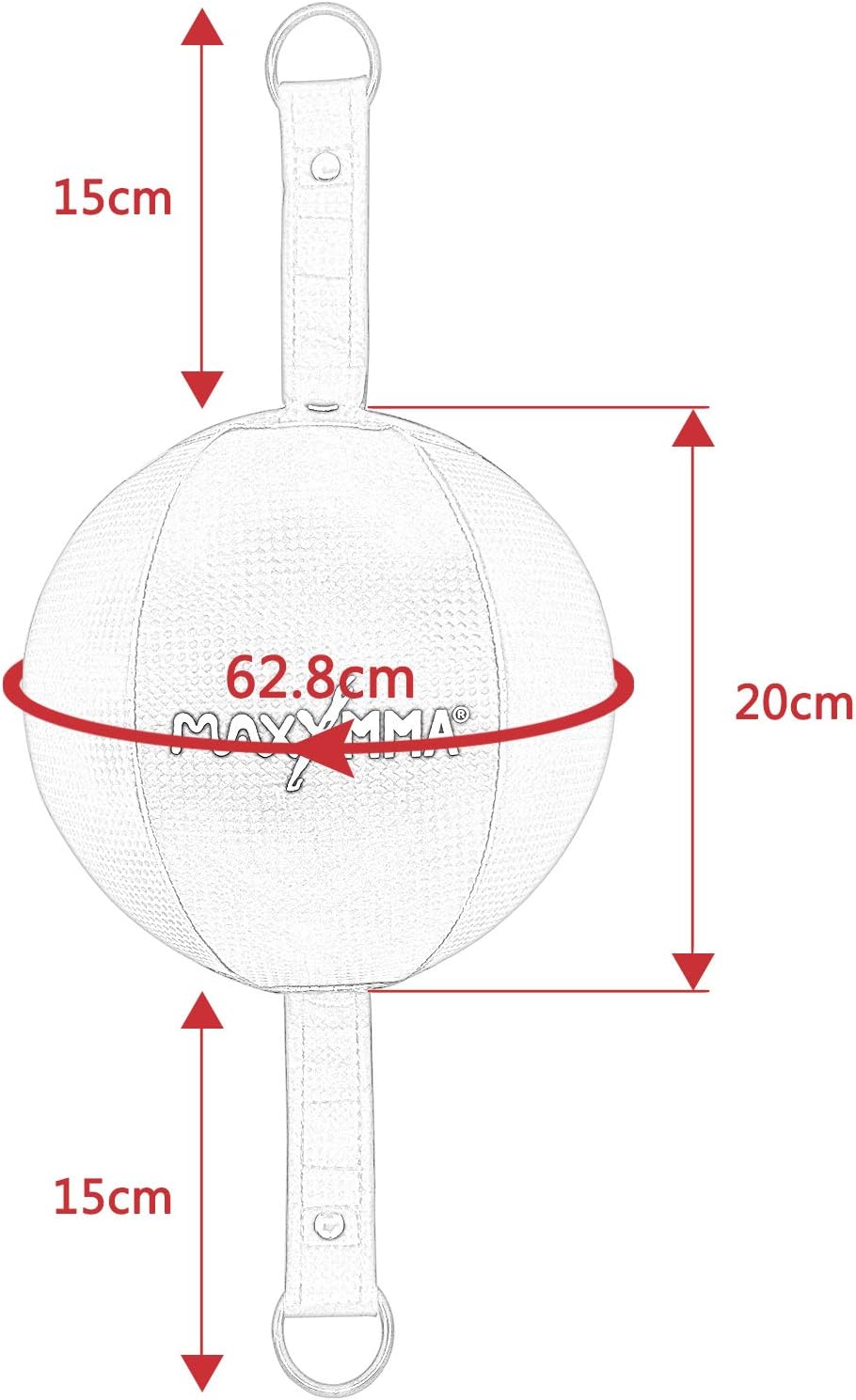 MaxxMMA Double End Ball, Pump Included : Sports & Outdoors