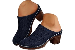 Womens Wedge Sandals 2026 Summer Fashion Closed Toe Comfortable Sandals Womens Breathable Slip On Beach Boho Block Heel Slipp