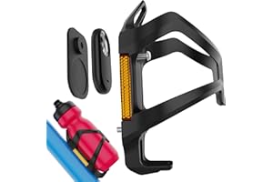 DDJ Waterproof for Samsung Smart Tag 2 & Moto Tag & AirTag Bike Bottle Holder Mount with Reflector, Anti-Theft Bike GPS Track