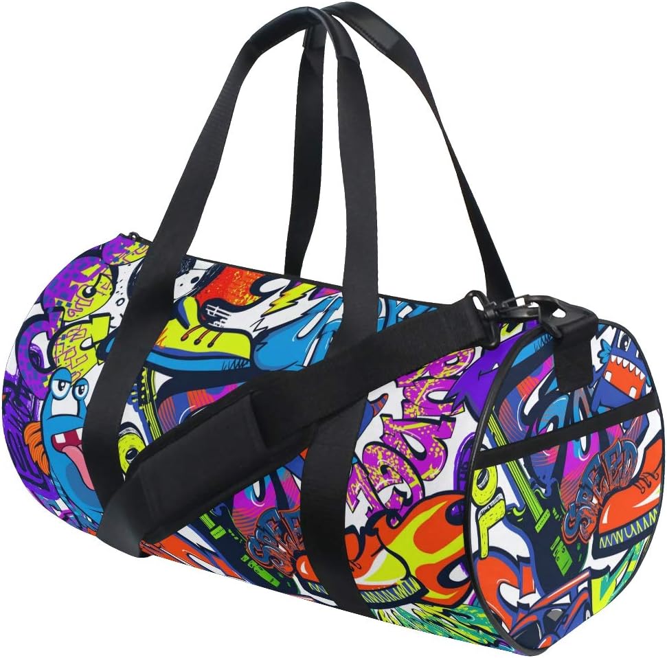 cartoon duffle bag