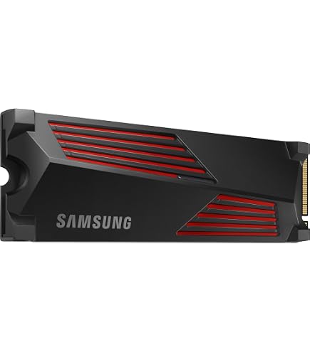 SAMSUNG 990 PRO com dissipador de calor SSD 4TB, PCIe Gen4 M.2