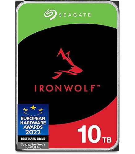 外付けハードディスク・ドライブ Seagate IronWolf 10TB HDD ST10000VN0008 Seagate IronWolf Pro 10TB NAS Internal Hard Drive HDD