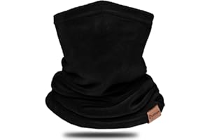 DYMEX Winter Neck Warmer Gaiter Fleece Neck Cover Cotton Balaclava Windproof Face Cover Mask for Women Men