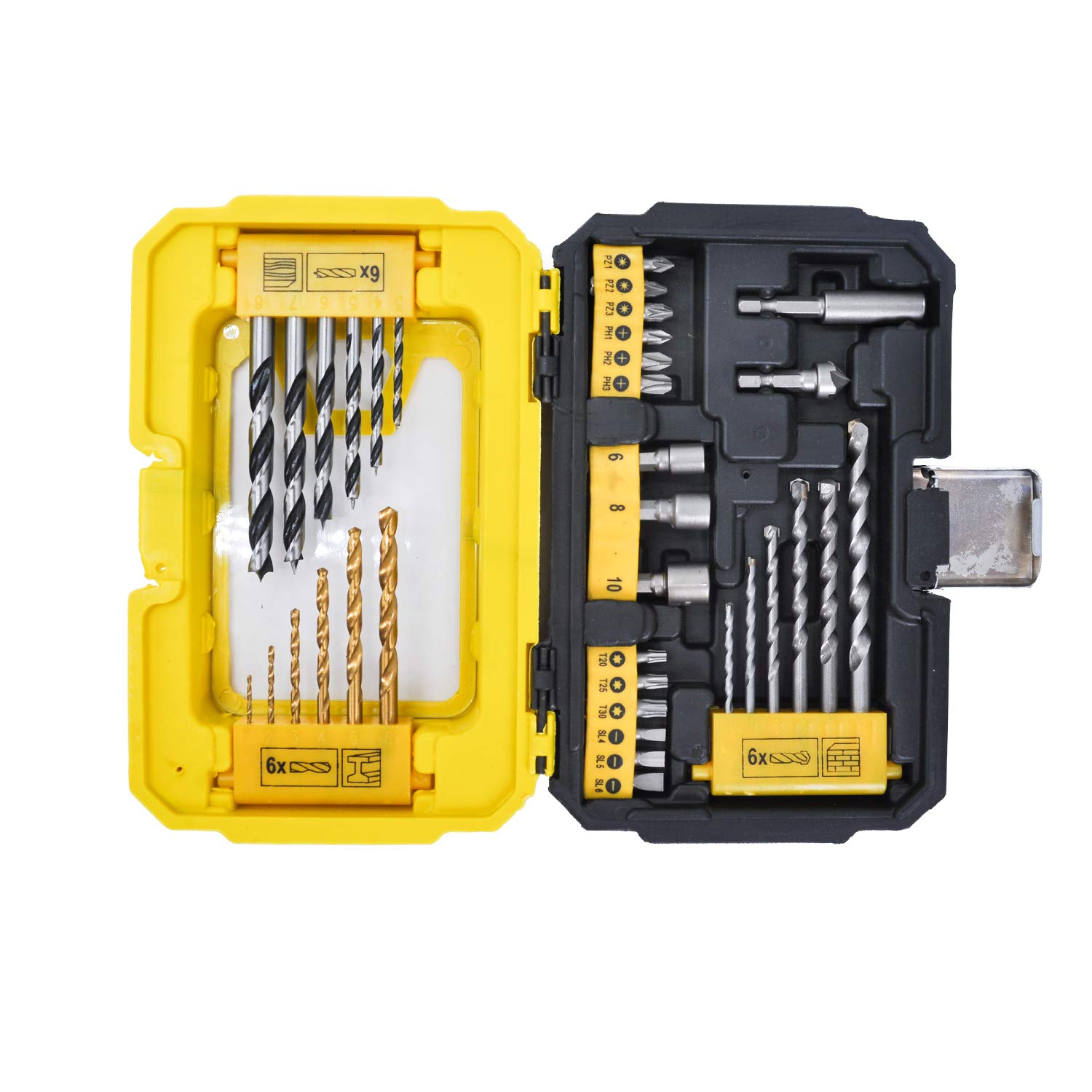 Powerland 35PCS COMBINATION DRILLS SET（Metric）