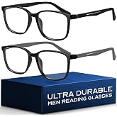 NOVIVON Active‑Fit Reading Glasses for Men - Blue Light &amp; UV Protective Readers with Bonus Case &amp; Cloth