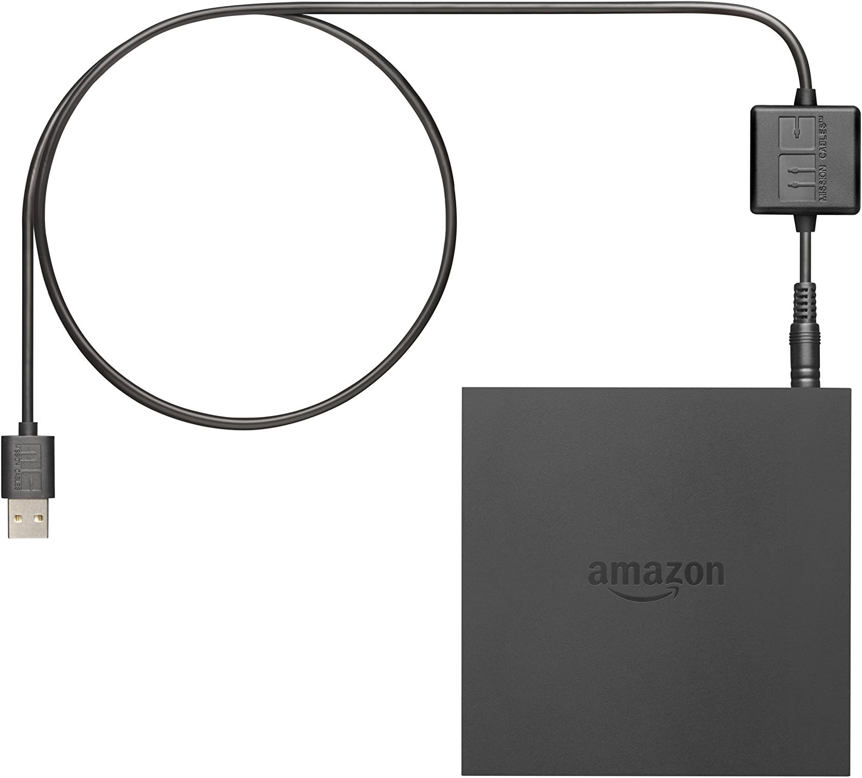 Mission Power USB Cable for Powering Fire TV Box (Eliminates the Need for AC Adapter, but requires 900mA or higher USB port)