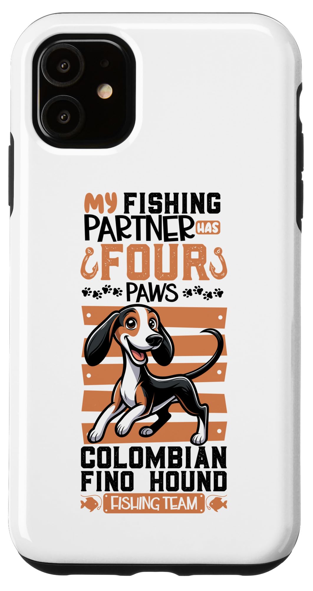iPhone 11 Fishing and Colombian Fino Hound Case