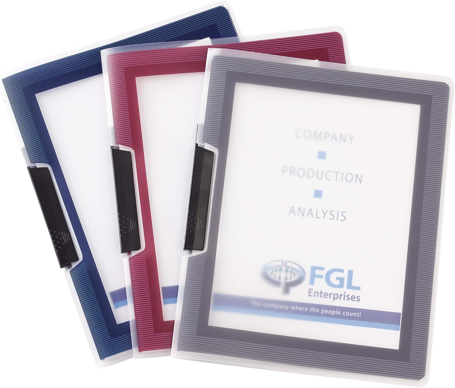Avery Flexi-View Report Cover with Swing Clip, Non-Lift Print, Assorted, Color Will Vary, 1 Cover (47856) : Business Report Covers : Office Products