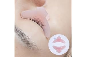 PERMANIA Lash Revise Pad, Eyelash Fix Shields Reusable Lash Separator Palette Silicone Plate Lash Lift Tool (Pink)