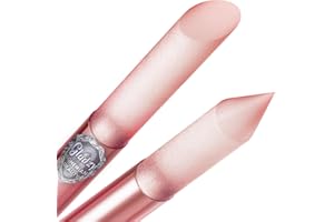 GLADZY Glass Cuticle Pusher - Manicure Cuticle Stick - Crystal Glass Cuticle Remover - Professional Nail Care Tool - Genuine Czech Quality Premium File Set