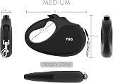 TUG 360° Tangle-Free Retractable Dog Lead Medium 5 m Up to 25 kg Black view 3