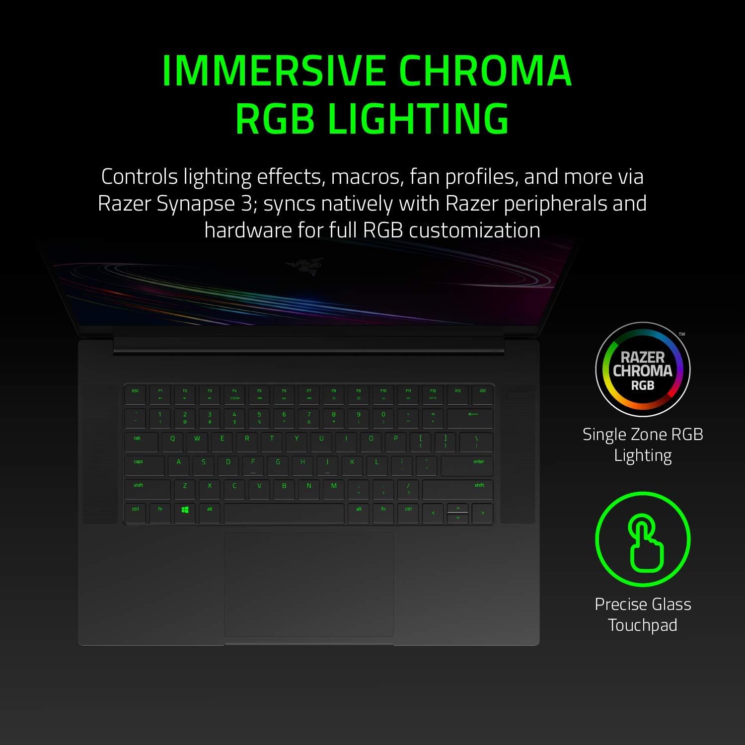 Razer Blade 15 Base Gaming Laptop 2020: Intel Core i7-10750H 6-Core, NVIDIA GeForce GTX 1660 Ti, 15.6" FHD 1080p 144Hz, 16GB RAM, 256GB SSD, CNC Aluminum, Chroma RGB Lighting, Thunderbolt 3, Black: Computers & Accessories