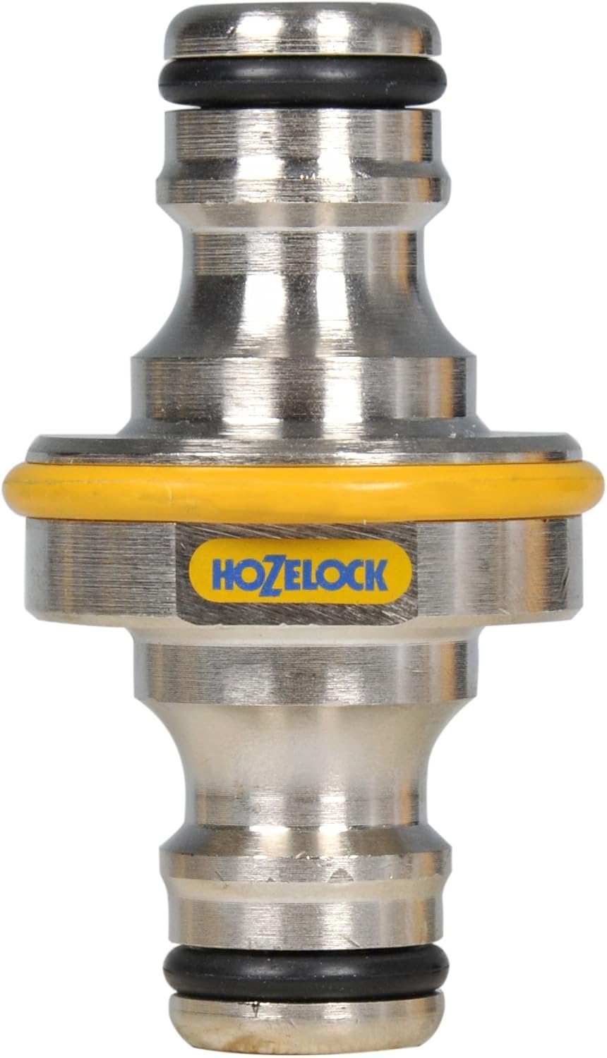 Hozelock Pro Metal Double Male Hose End Connector & AquaStop Connector PLUS (12.5mm & 15mm) - Image 4