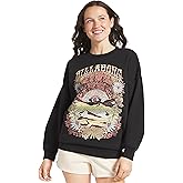 Billabong Women's Regular Fit Midweight Super Soft Brushed Fleece Crewneck Sweatshirt