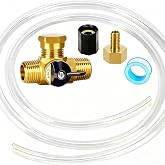 Upgrade RV Winterizing Kit with Bypass Valve - RV Antifreeze Pump Kit-Allows You to Use Boat/RV Water Pump to Fill Pipes With