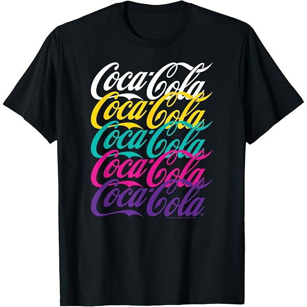 Amazon.com: Coca-Cola - Enjoy Coca-Cola - USA T-Shirt : Clothing