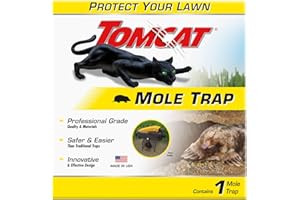 Tomcat Mole Trap, Innovative and Effective Mole Remover Trap Kills Without Drawing Blood, Reusable and Hands-Free, 1 Trap
