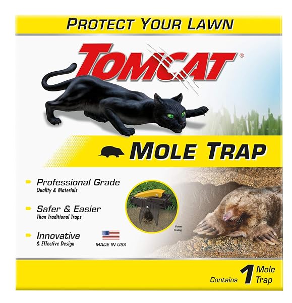 TOMCAT MOLE TRAP, INNOVATIVE AND EFFECTIVE MOLE REMOVER...