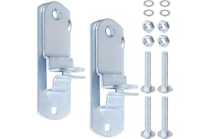 GDW Cargo Trailer Door Latch Trailer Latches Ramp Locking Hasp Enclosed Trailer Door Latch Cam Lock Latch Keeper (‎ Trailer Door Hasp 2 Pack Comes with Screws 4 - Nuts 4 ）
