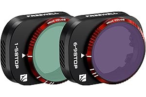 Freewell Variable ND VND1-5 Stop, VND6-9 Stop 2 Pack Run&Gun Camera Lens Filters Compatible with Mini 4 Pro