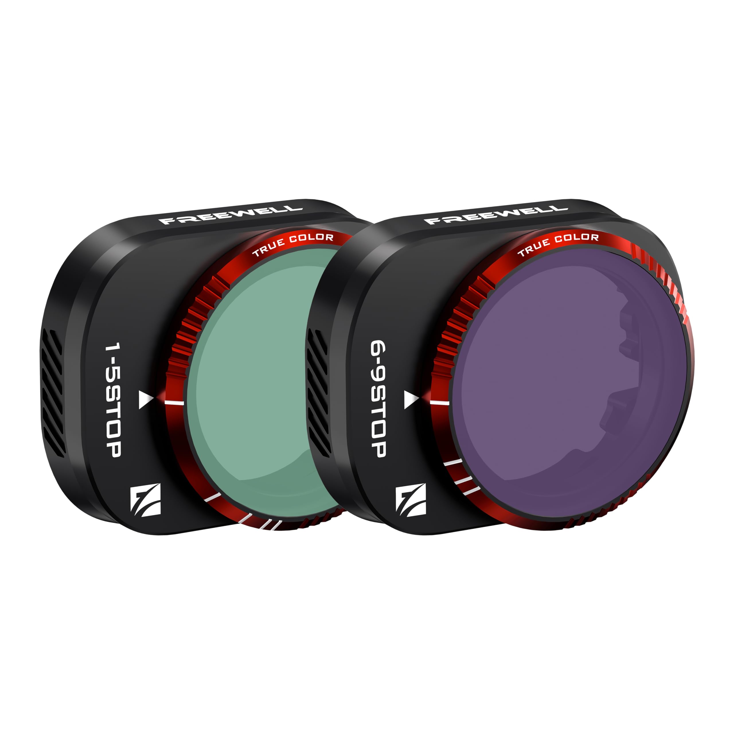 Freewell Variable ND VND1-5 Stop, VND6-9 Stop 2 Pack Run&Gun Camera Lens Filters Compatible with Mini 4 Pro