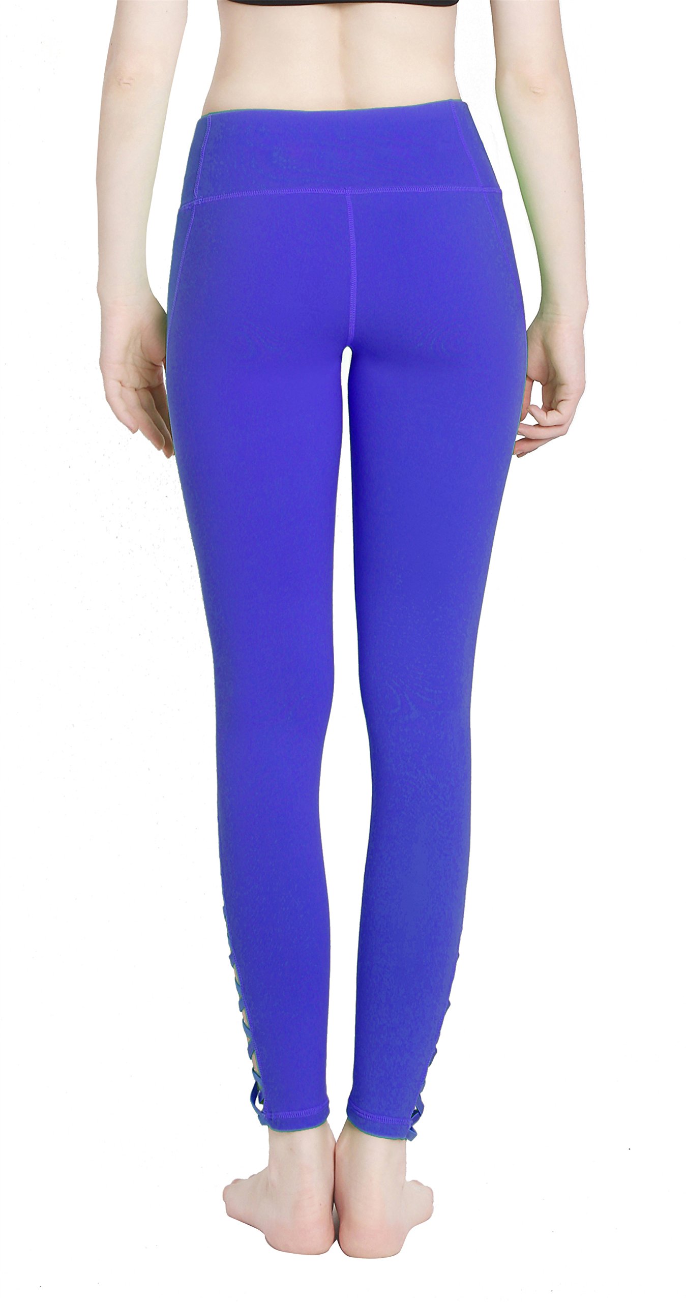 PINJIA Crisscross Power Flex High Waist Yoga Pants For Women Plus size With Pocket (MX10)