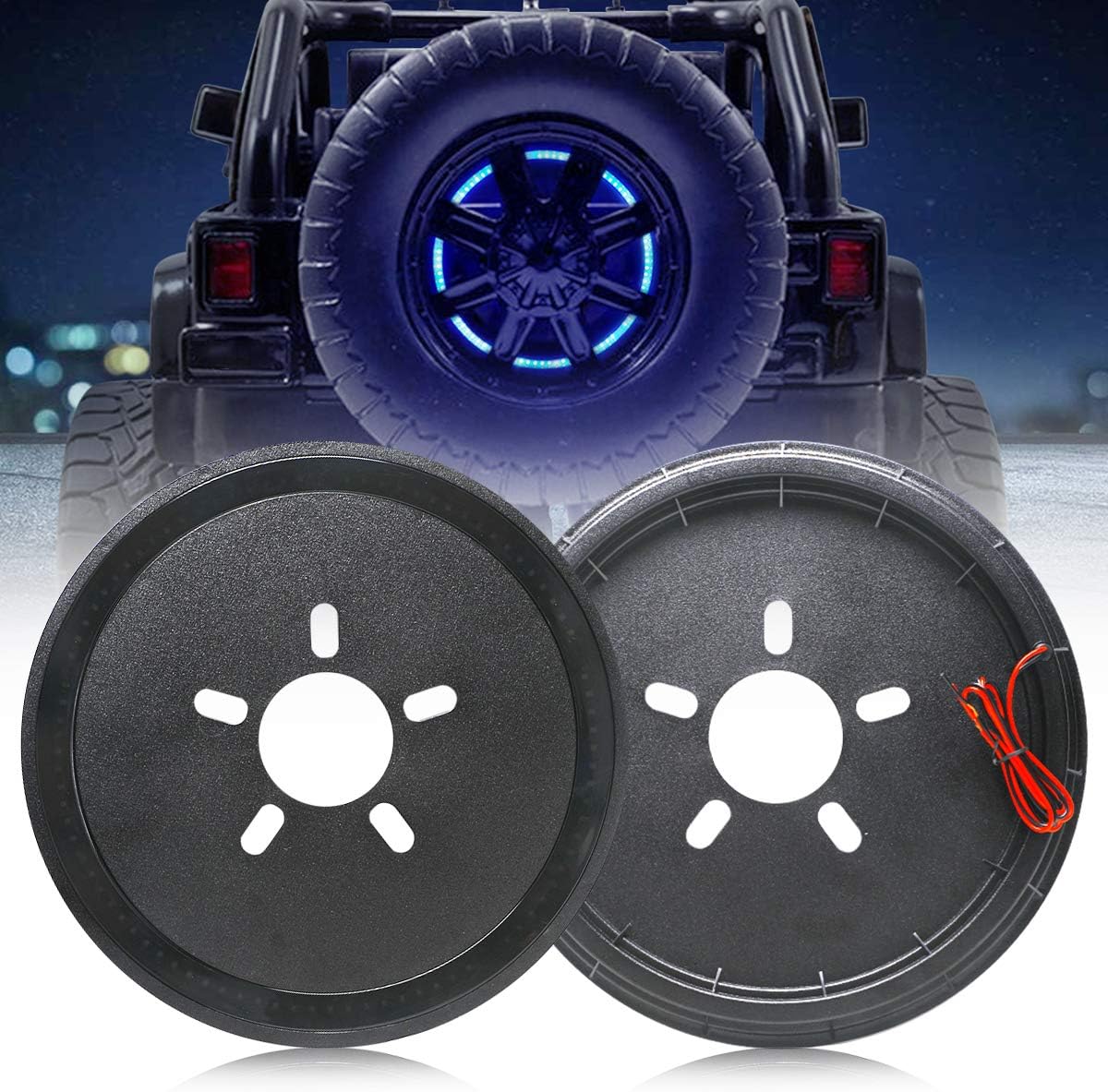Third Brake Light Spare Tire Wheel Light for Jeep Wrangler JK JKU 2007