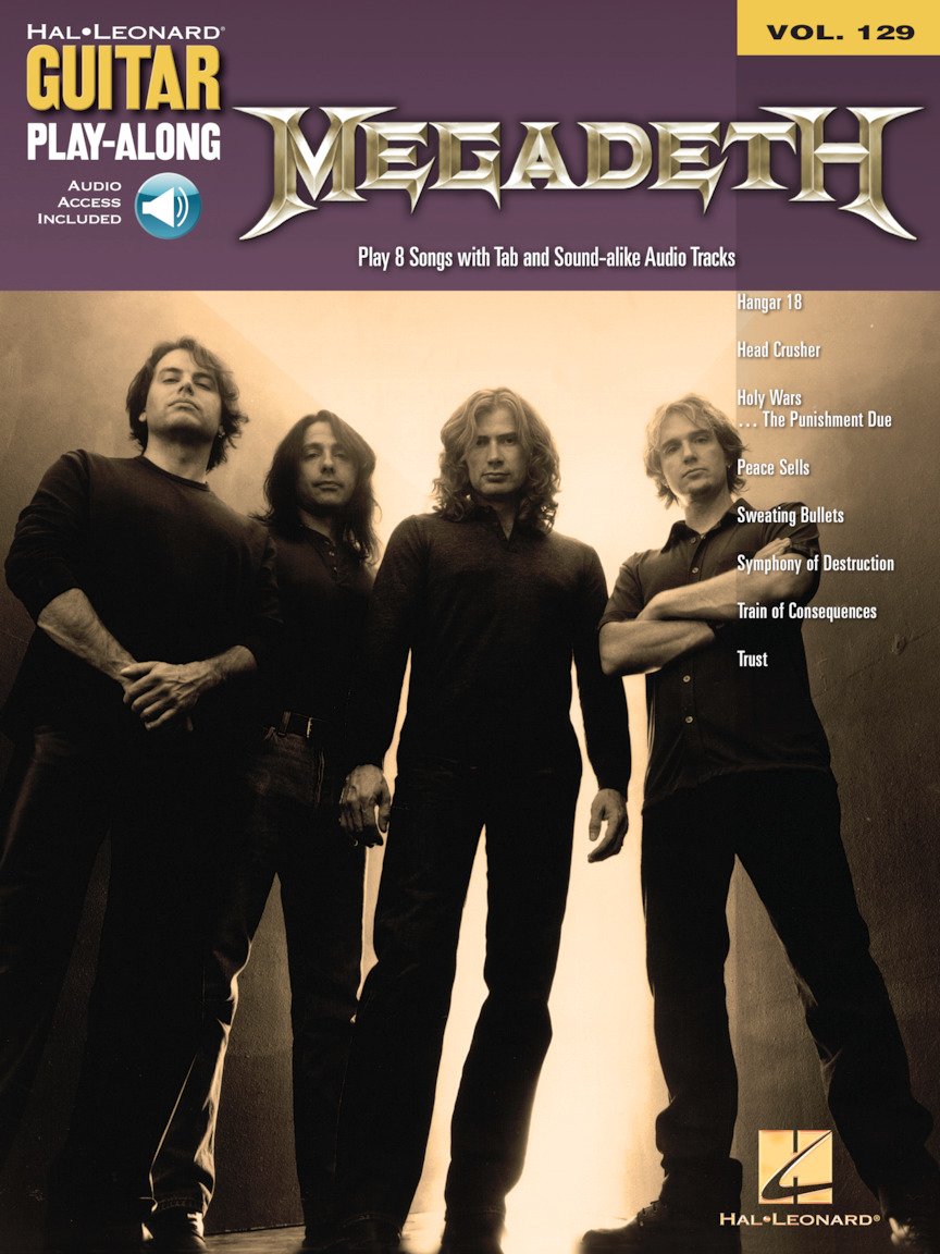 Guitar Play-Along Volume 129: Megadeth (Includes Online Access Code)