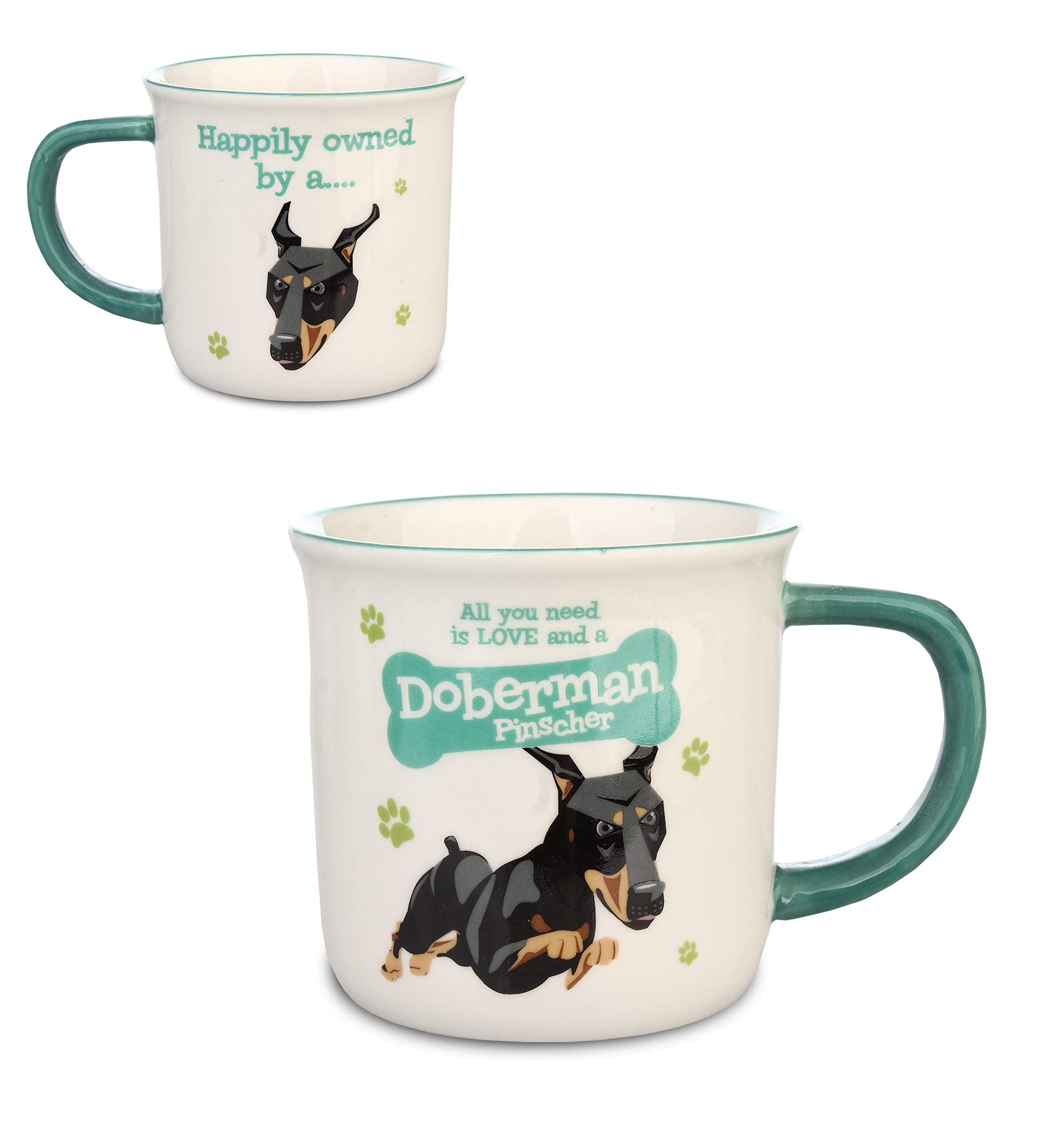 H&H Wags & Whiskers Mug - Doberman Pinscher