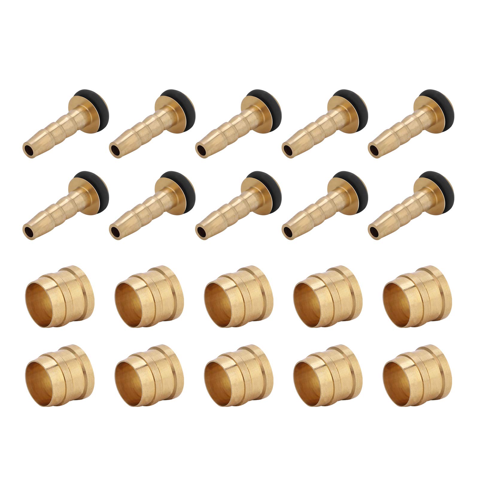 Yosoo Health Gear 10 Set Olive Insert Brake Hose Kit