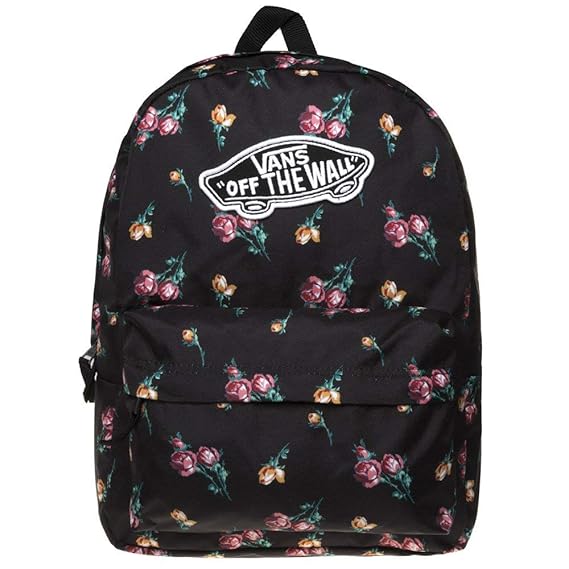 black and pink vans backpack