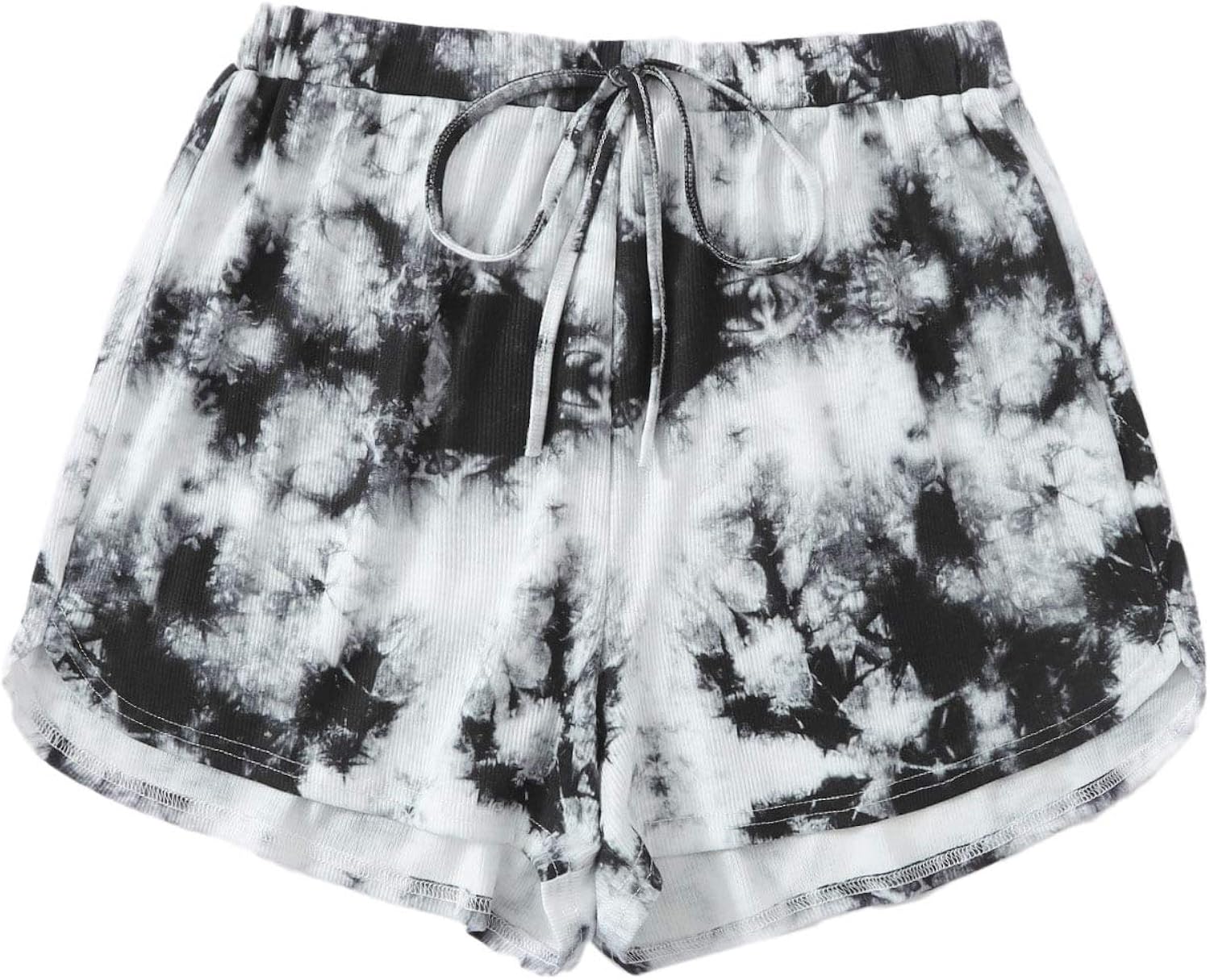 snakeskin tie waist shorts
