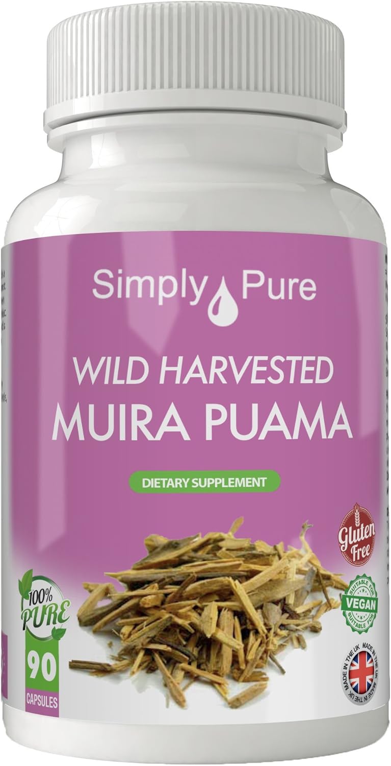 Muira Puama Vegan Capsules x 90 (500mg) 100 Natural Exclusive to
