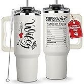 Valentine Gifts For Wife from Husband - Wife Tumbler 40Oz, Wifey Gifts on Birthday & Anniversary, Present Ideas for Wifey, Wifes Birthday Gift Ideas, Wifes Gift for Valentine's Day, Christmas